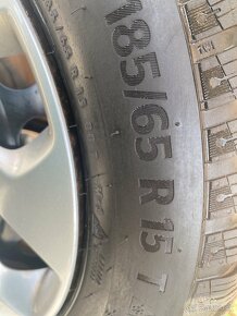 4x100 R15 6J ET40 + 185/65 R15 Continental - 2