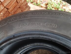 Predám zimné pneumatiky215/60r16 - 2