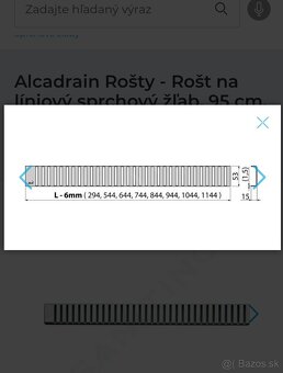 Nízky odtokový žlab s roštom - 2