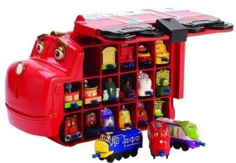 Chuggington - Kufrík na mašinky vlaky auta - 2