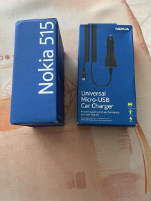 RARITA - Nová NOKIA 515 + autonabíjačka NOKIA - 2