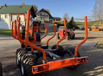 Vyvážecí přívěs vyvážečka MTM 10tun, Hydraulická ruka 6,6m - 2