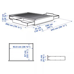 Predam Ikea Mandal postel s matracom - 2