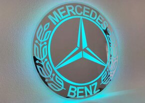 Predám Led zrkadlové logo(obraz) Mercedes-benz - 2