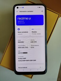 Realme 8- 6+6 ram/128 ROM Dual Sim plus SD 64GB - 2