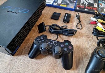 Predám - Playstation 2 + 5 Hier grátis PS2 - 2