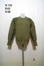 Vojenský sveter zelený - 2