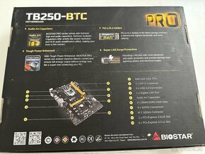 BIOSTAR TB250-BTC + CPU + RAM, a iné - 2