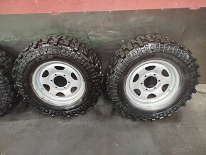 Predám offroad sadu kolies 6x139.7 aj s pneu 235/70 R15 T3 - 2