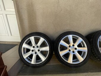 Hliníkové disky VW 5x112 R17 +pneu 225/45R17 - 2