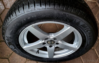 zimné alu R17 5x112 Mercedes S, + pneu Michelin 245/55, NOVÉ - 2