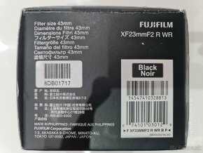 Fujinon XF 23mm F/2 R WR - 2