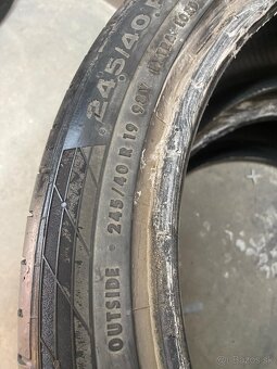 Letné pneumatiky 245/40 R19 2kusy Continental - 2