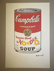 Andy Warhol "Campbells" Limitovaná edícia_Číslované - 2