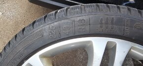 225 /40 R18 zimné + Elektrony Skoda Themisto 5x112 R18 - 2