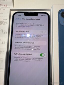 iPhone 13, 128gb batéria 95% TOP stav - 2