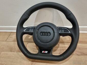 AUDI RS PERFOROVANY ZREZANY VOLANT MULTIFUNKCNY - 2