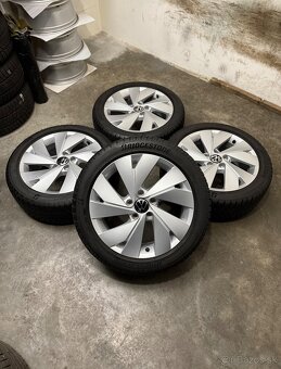 Zimná sada VW Belmont 5x112 R17 , 205/50/17 Golf, Octavia - 2