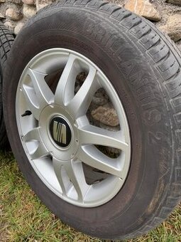 Predám elektróny 6J x 15 ET38 + letné pneumatiky 195/65 R15 - 2