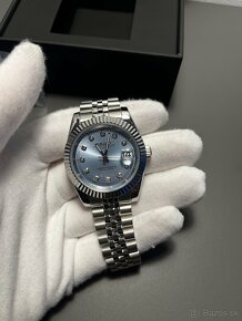 Seiko mod Datejust Blue Diamonds - 2