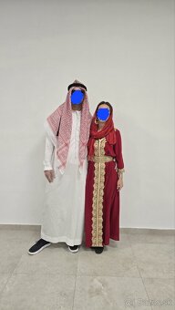 Originálny arabský thawb, vhodný ako kostým - 2