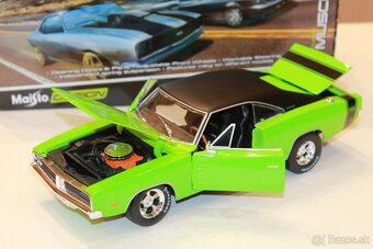 Dodge charger 1969, 1:18 maisto Nové - 2