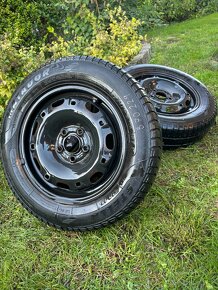 Plechové disky + pneu 165/70r14 5x100 - 2