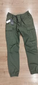 Vintage Industries Vince cargo jogger nohavice - 2