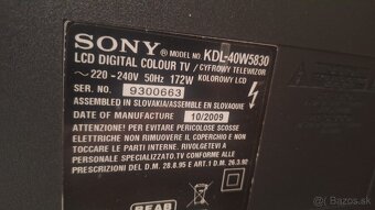 P:Smart TV Sony Bravia KDL-40W5830 - 2