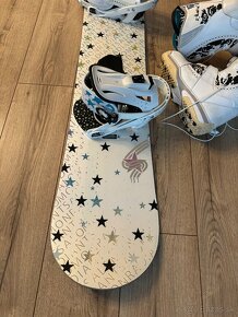 Snowboard. SALOMON 156cm +topanky SALOMON - 2