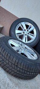 Alu Opel 5x115 a zimné Barum Polaris 5 215/65 R17 - 2