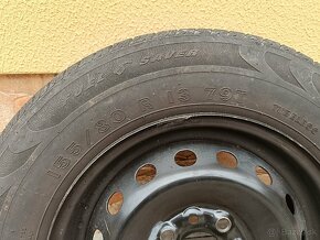 Plechové disky s pneumatikami 155/80 R13 - 2