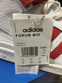 Adidas Forum Mid UK 9,5 s krabicou - 2