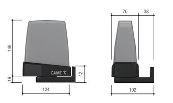 Led majak came 24V -230V typ.KRX1FXSY - 2