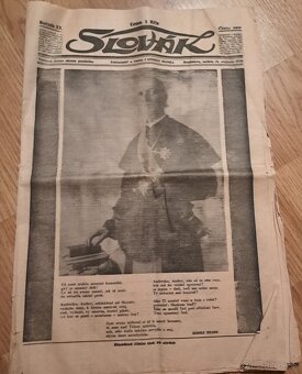 Originál noviny SLOVÁK z obdobia Slovenského štátu 1938 - 2