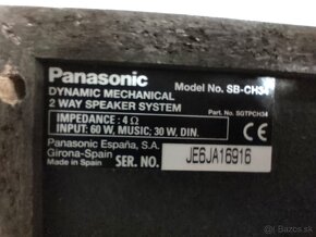 Panasonic reproduktory 4 ohm, 2x 30W - 2