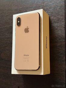 iPhone XS zlatý/gold 64GB v krásnom stave - 2