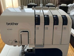 Predám nový overlock Brother 4234d - 2