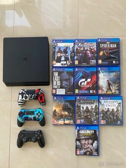 Playstation 4 slim 500gb + hry - 2