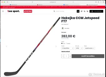 UPLNE NOVA PROFI HOKEJKA CCM JETSPEED FT7 AKTUALNY PROFI MOD - 2