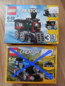 Vlak LEGO 31054 a 31015 Creator 3 v 1 - 2