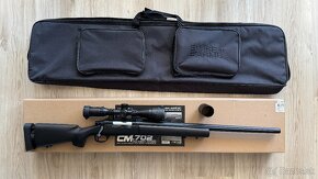 Airsoft sniper CYMA M24 CM.702A(čierna) + puzdro + puskohlad - 2