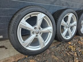 Zimná Sada AUDI A6 C7 ROTOR2+Bridgestone 245/45 R18 - 2