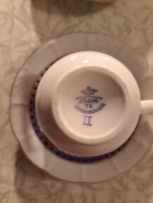 Porcelánové šálky Czechoslovakia - 2