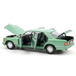 Mercedes-Benz 560 SEL /1991/ , light green , NOREV , 1:18 - 2