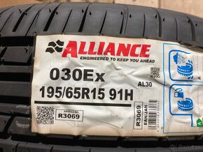 Alliance letné 195/65R15 - 2ks nové - 2