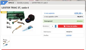 Leister triac ST, sada - 2