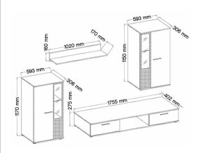 Obývacia stena - 2