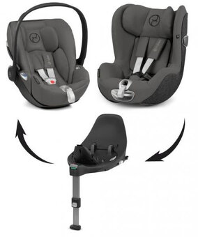 Set Autosedačka Cybex Cloud Z i-Size + Isofixová báza 360° C - 2