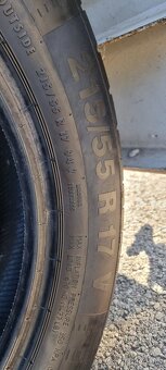 Letné pneumatiky Continental 215/55R17 - 2